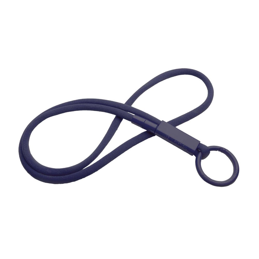 Tubyard Lanyard mit Band aus recyceltem Kunststoff - mondlichtblau