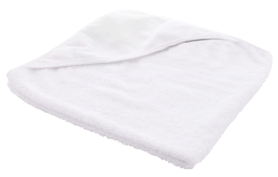 Sophie Muval Babycape 75x75 cm, 450 gr/m² - Weiß (White) / Weiß
