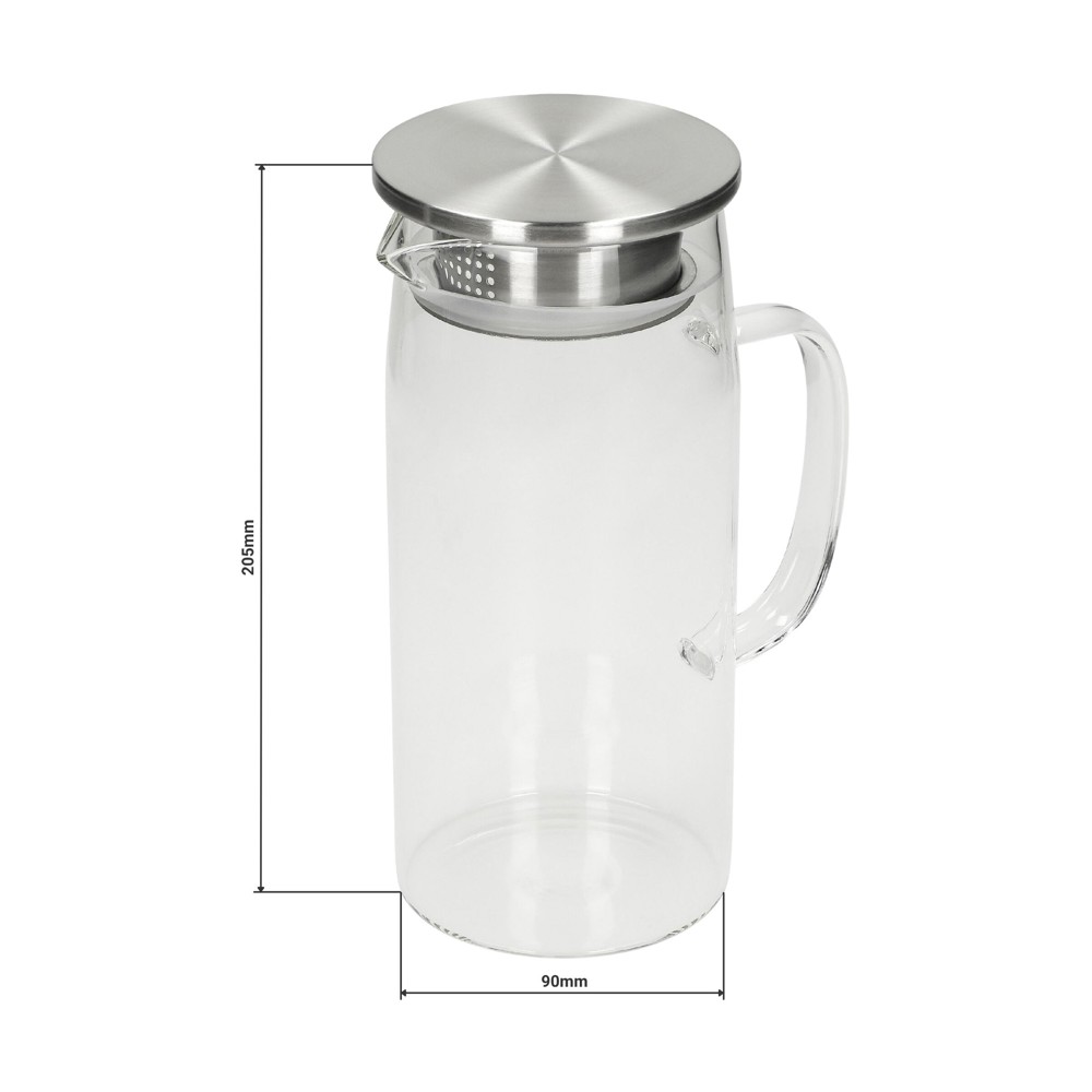 Glaskaraffe "Vivara" 1l