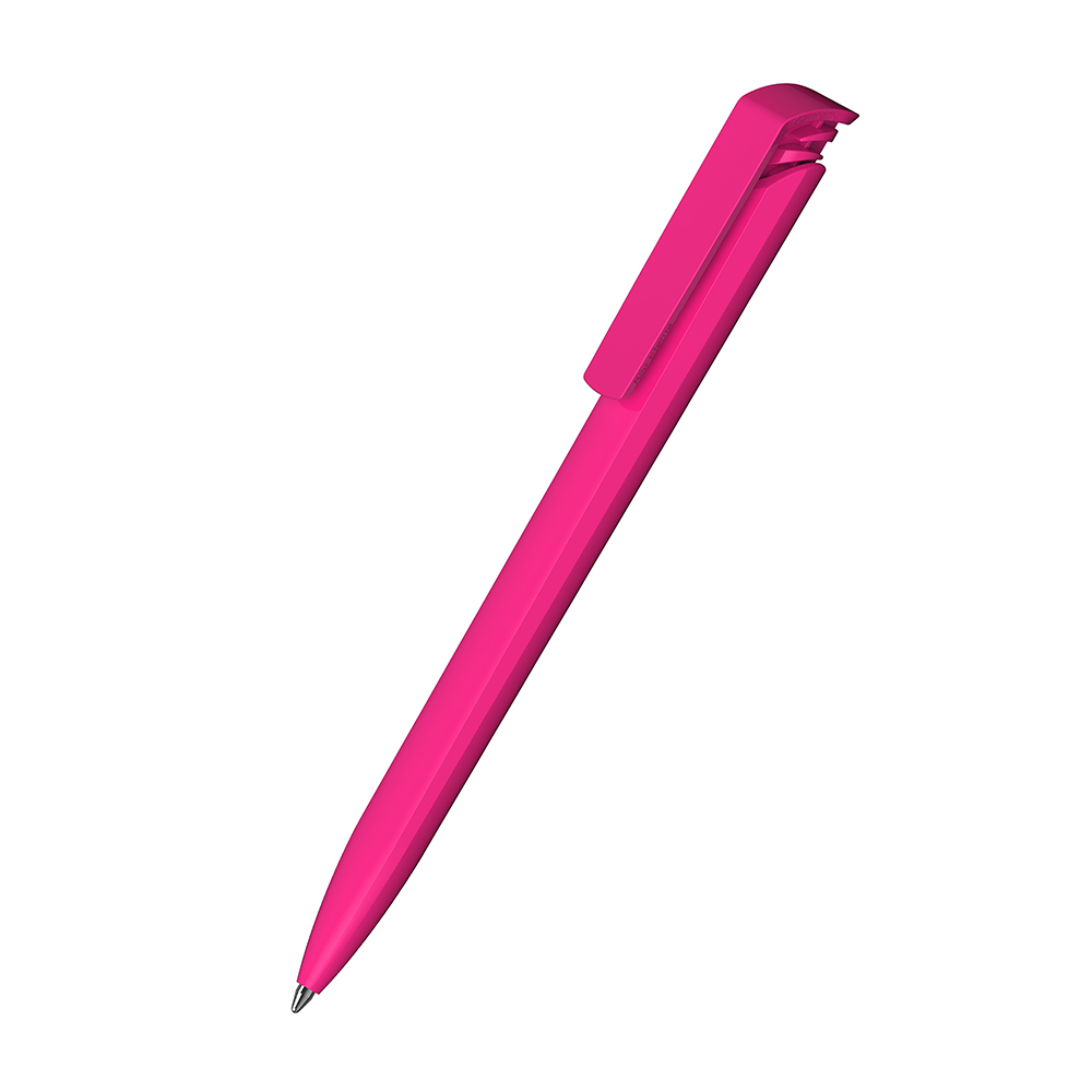 Klio-Eterna - Trias recycling antibacterial - Druckkugelschreiberweiss - magenta