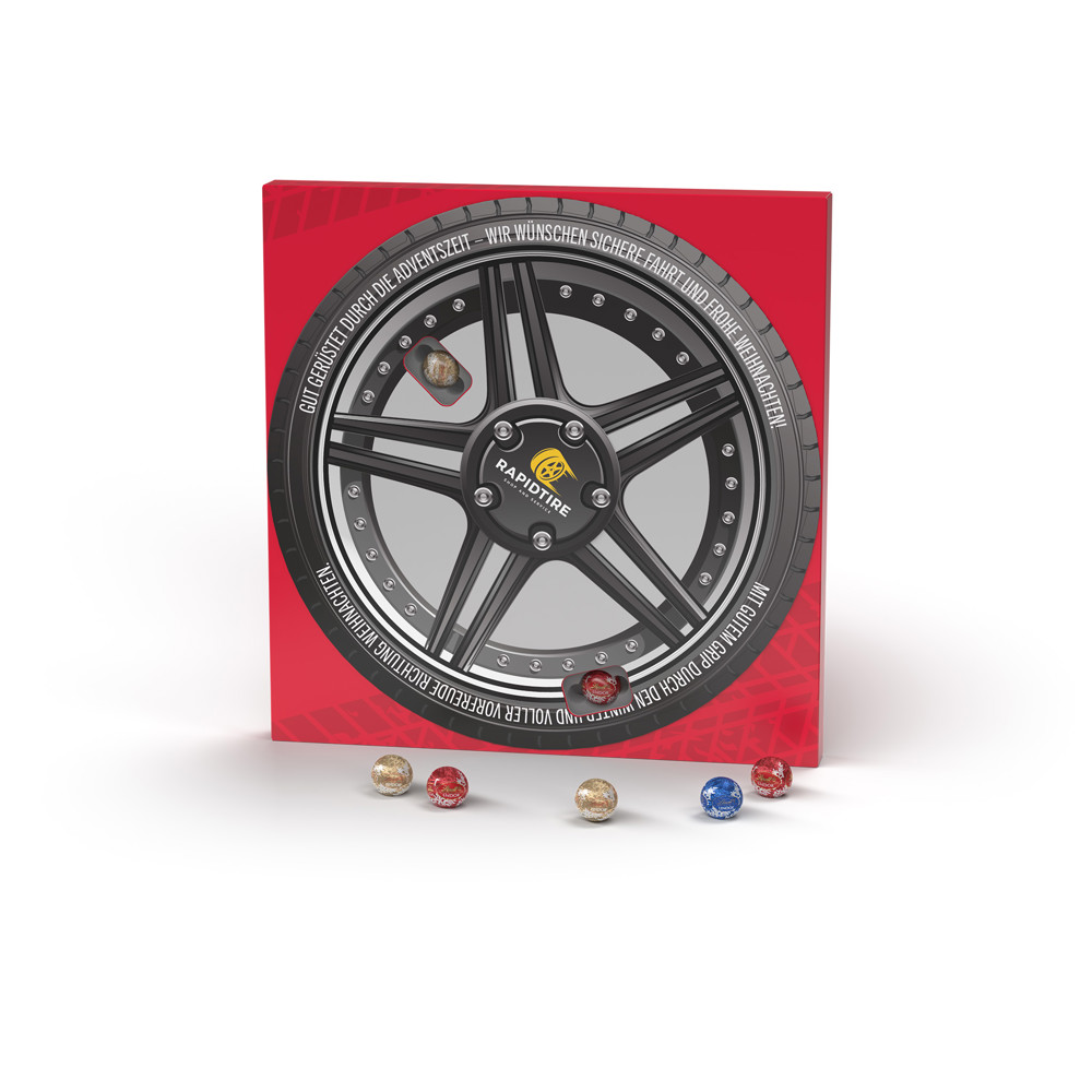 Lindt Lindor Adventskalender "Drehscheibe" Eco